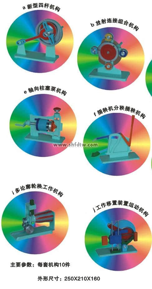 全鋁制機(jī)構(gòu)運(yùn)動(dòng)簡(jiǎn)圖測(cè)繪模型