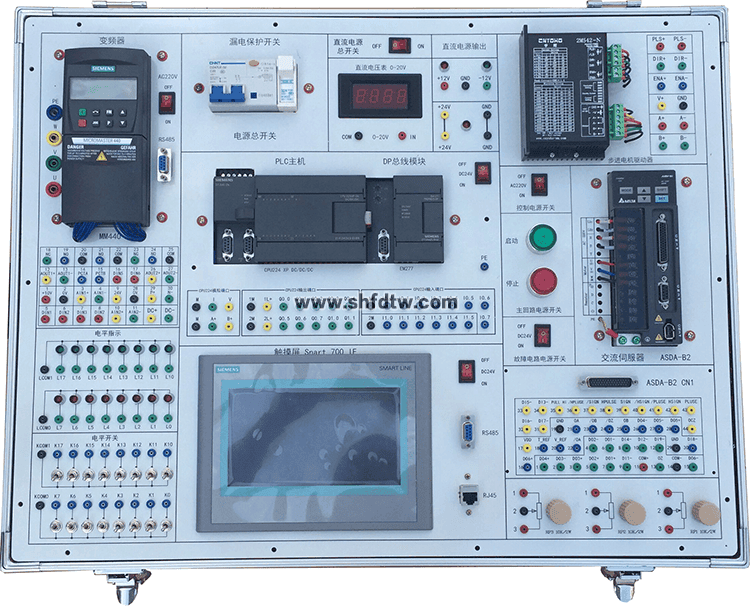 PLC、變頻器、觸摸屏綜合實訓(xùn)平臺
